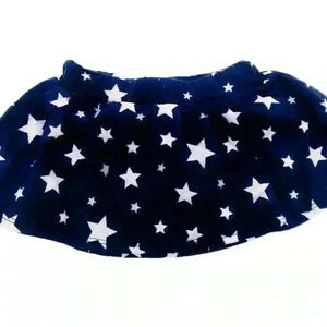 Infants Celebrate Patriotic Blue With White Stars 4th Of July Skirt 3-6M